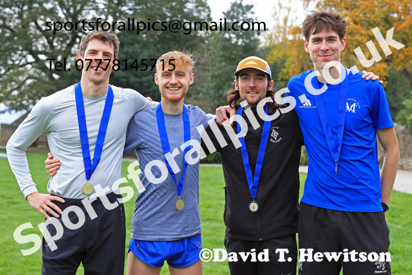 Senior Mens relay, 2025 Northern Cross Country Relays, Graves Park, Sheffield. Photo: David T. Hewitson/Sports for All Pics